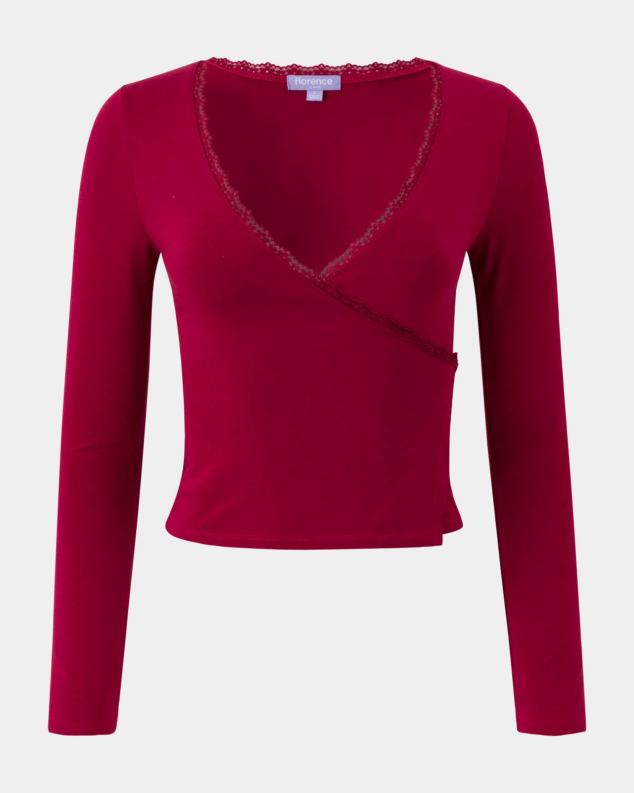 Stretch Jersey Wrap Top | FBM