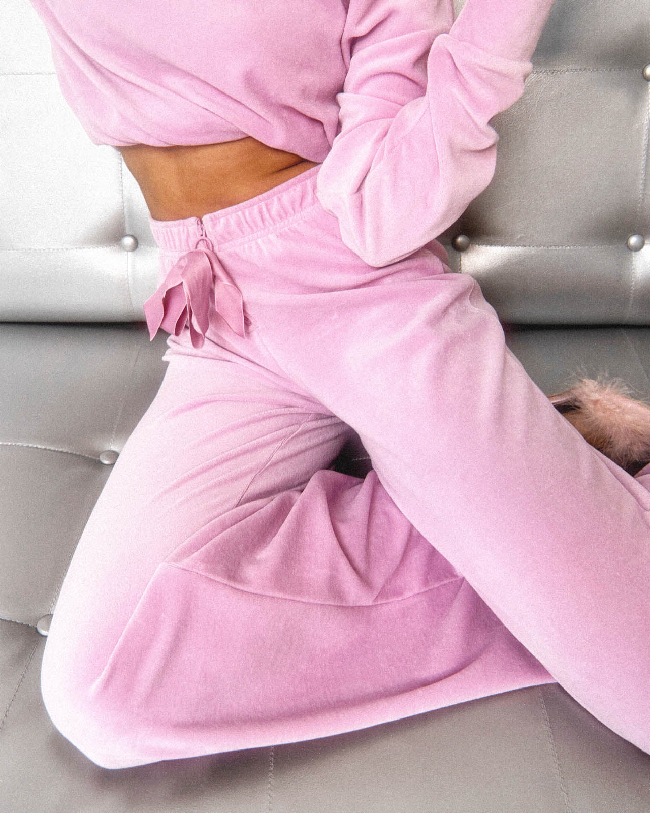 Velour Wide Leg Pant | FBM