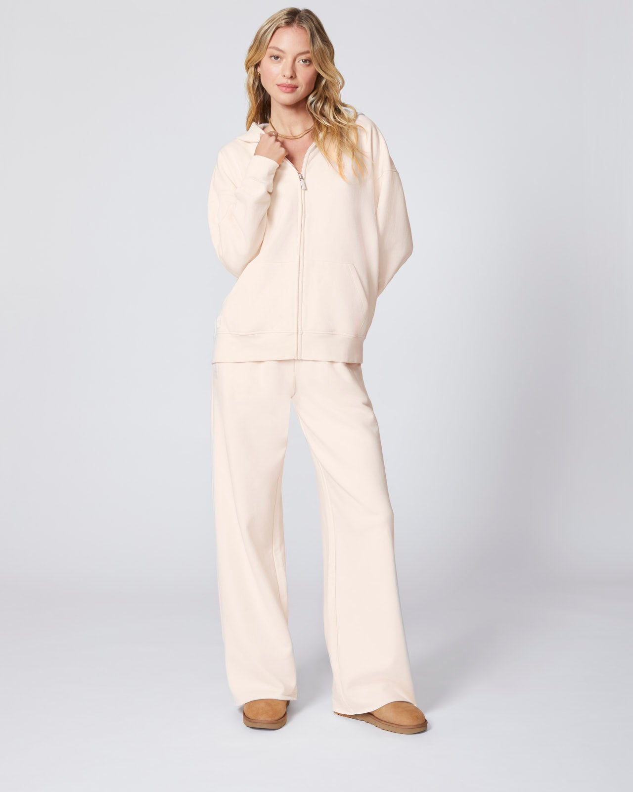 Cozy Crush Washed Oversized Zip Hoodie | FBM