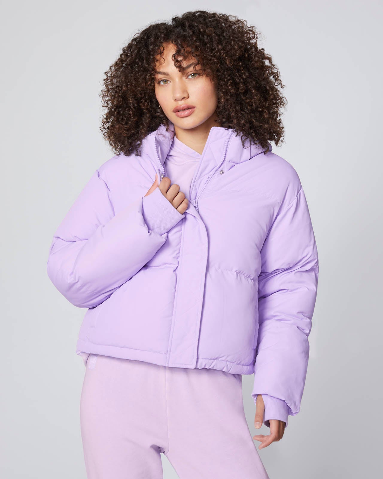 ★MAINBOOTH★Bubble Pop Puffer Jacket(ASH PURPLE)★正規品 ☆MAINBOOTH☆Bubble Pop Puffer Jacket(ASH PURPLE)☆正規品