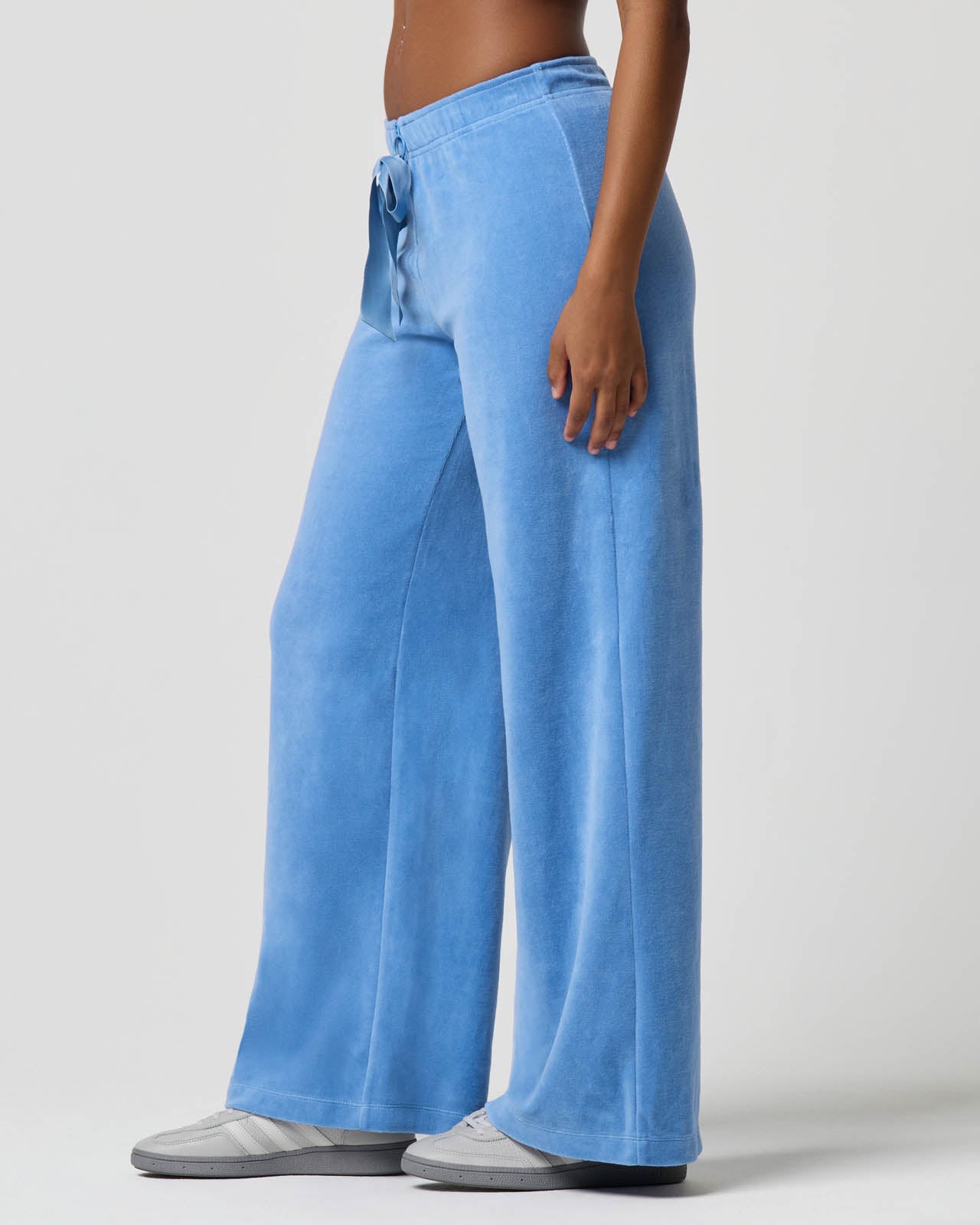 Velour Wide Leg Pant | FBM