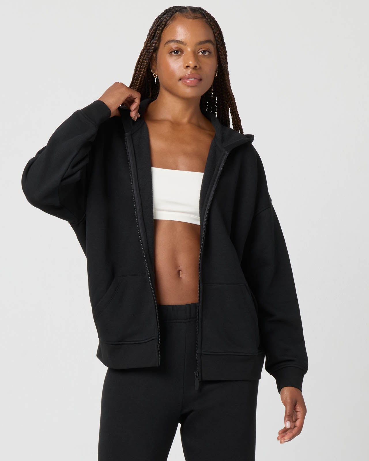 Cozy Crush Oversized Zip Hoodie | florence by mills fashion