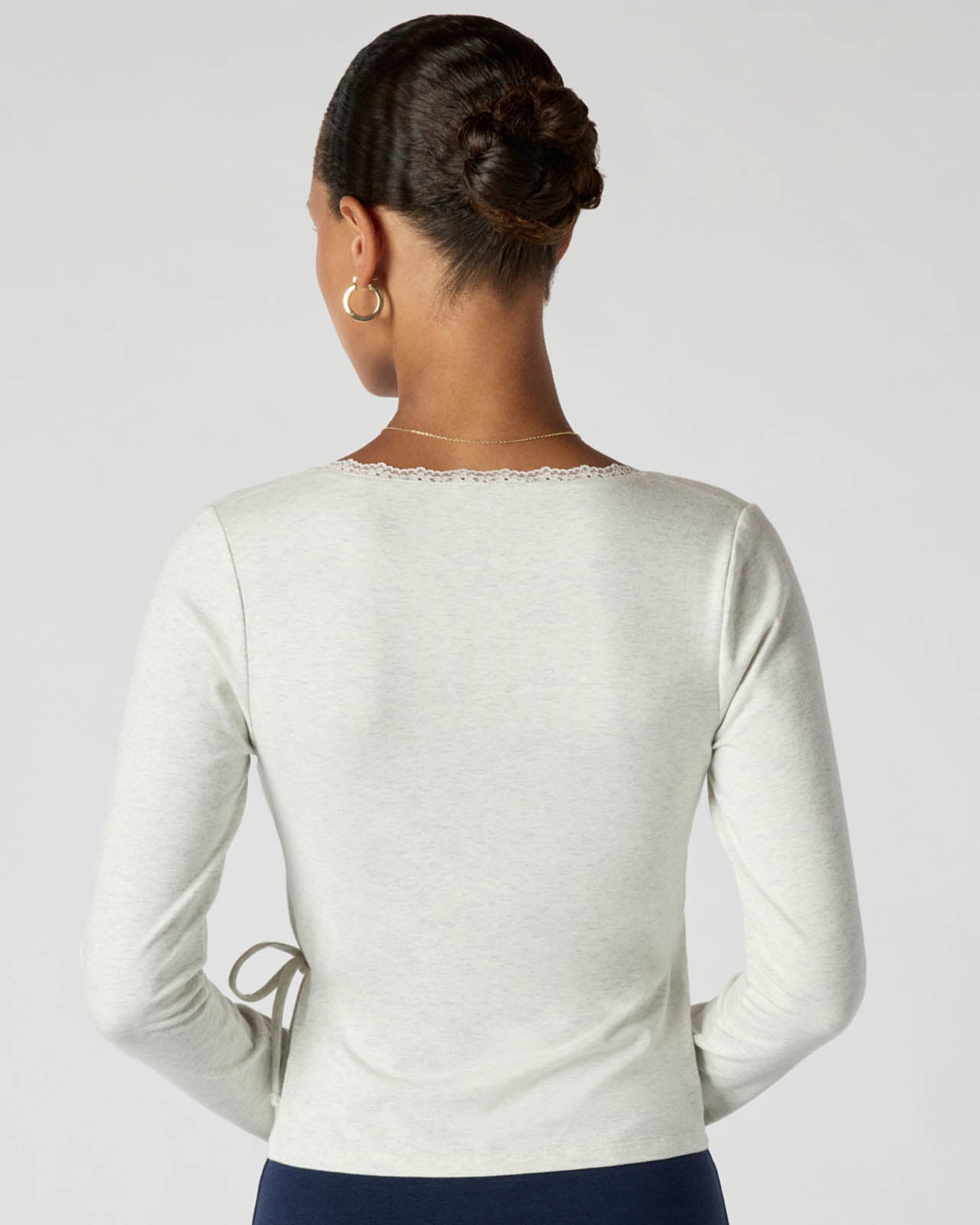 Stretch Jersey Wrap Top | FBM