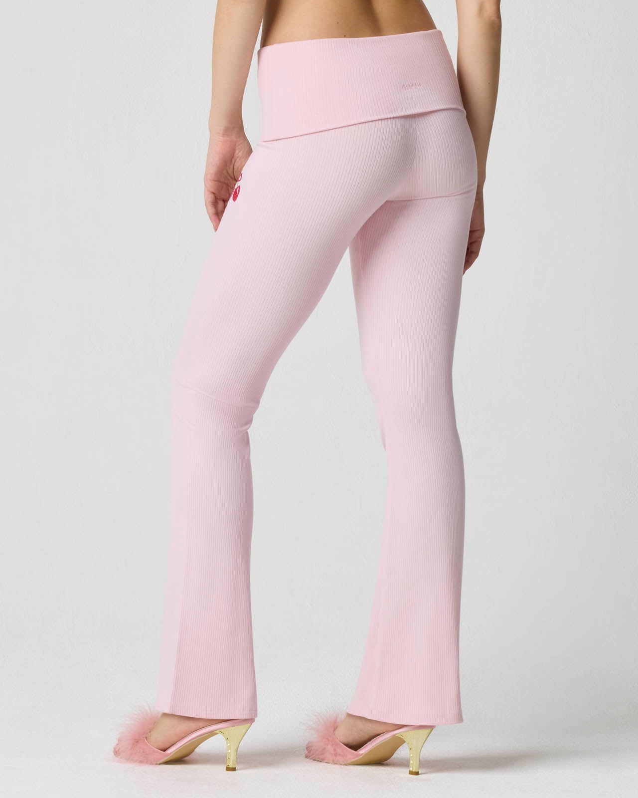 Rib Cherry Foldover Pant | FBM