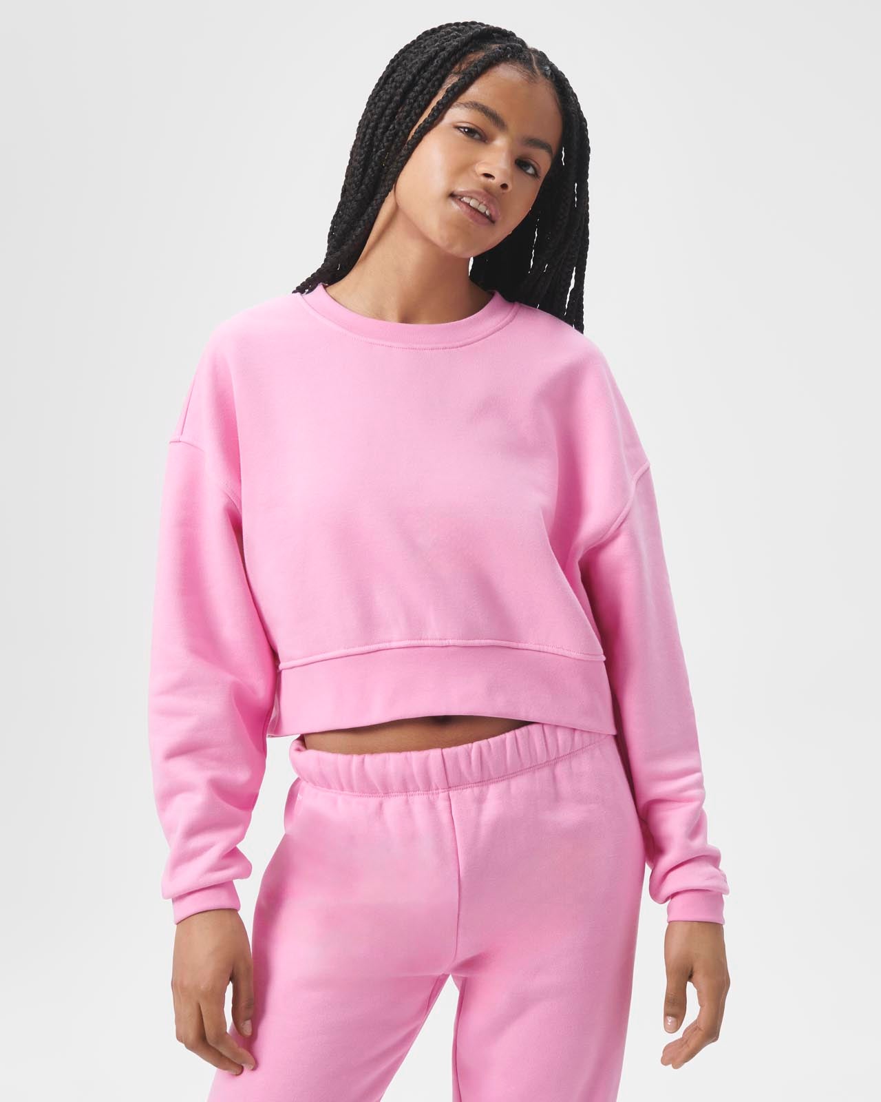 Cozy Crush Cropped Sweatshirt | florence by mills fashion