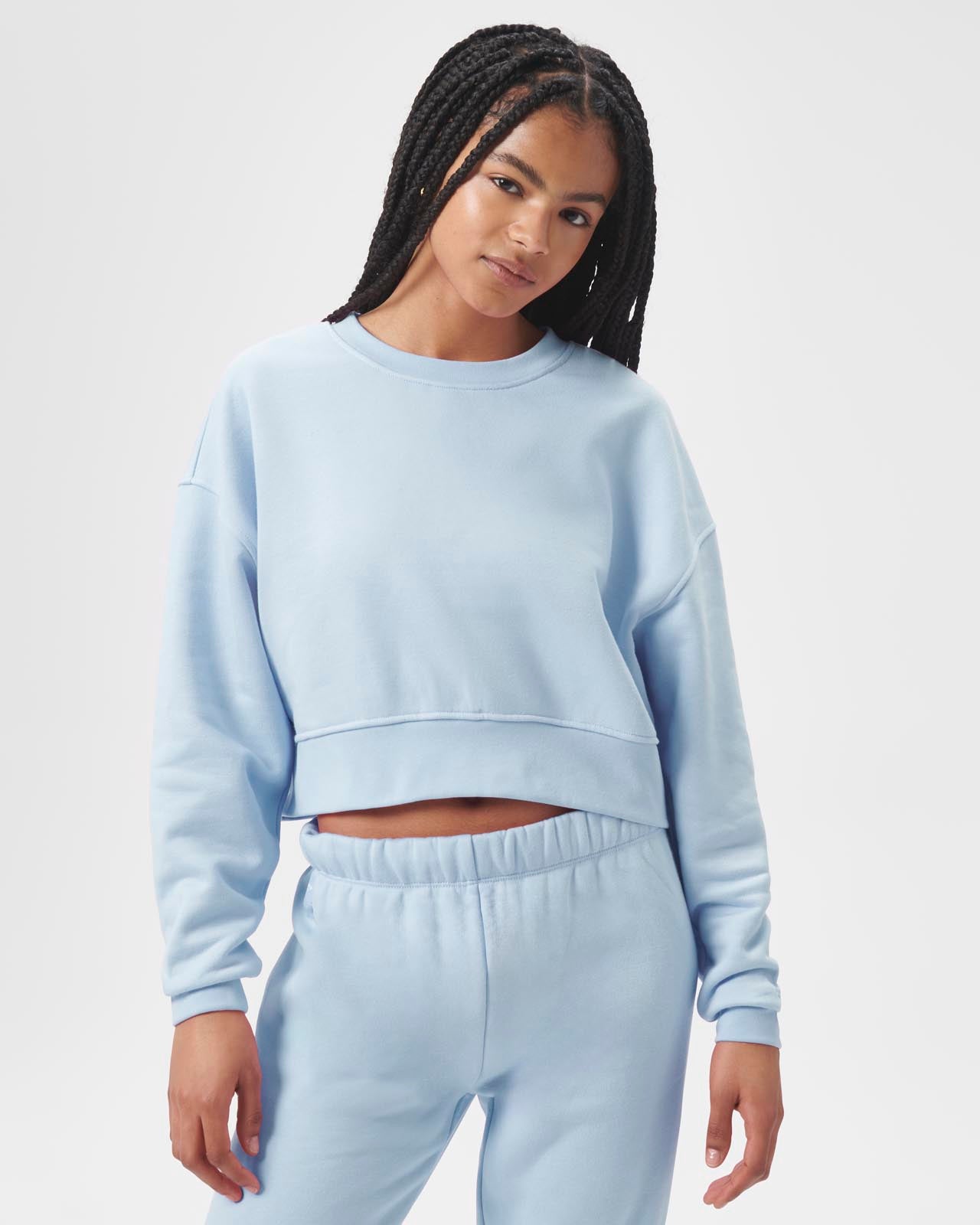 Cozy Crush Cropped Sweatshirt | florence by mills fashion