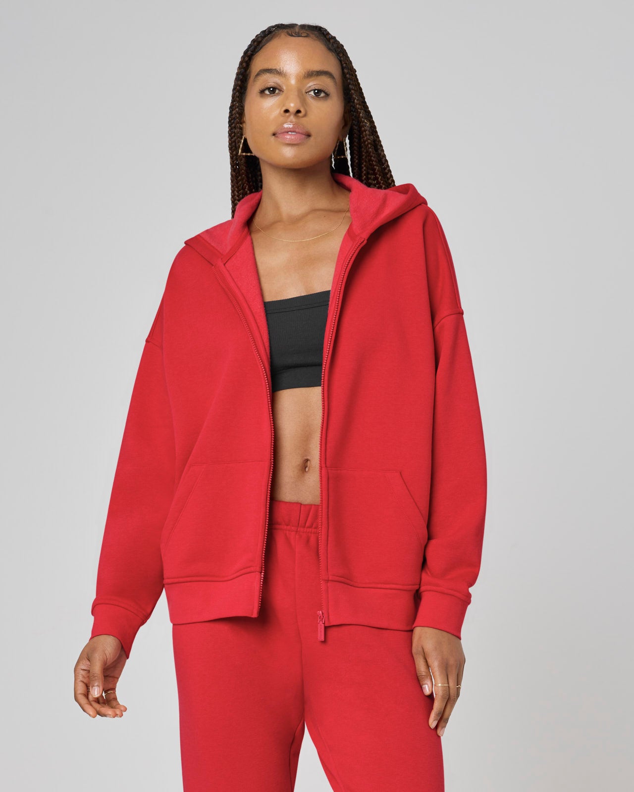 Cozy Crush Oversized Zip Hoodie | florence by mills fashion