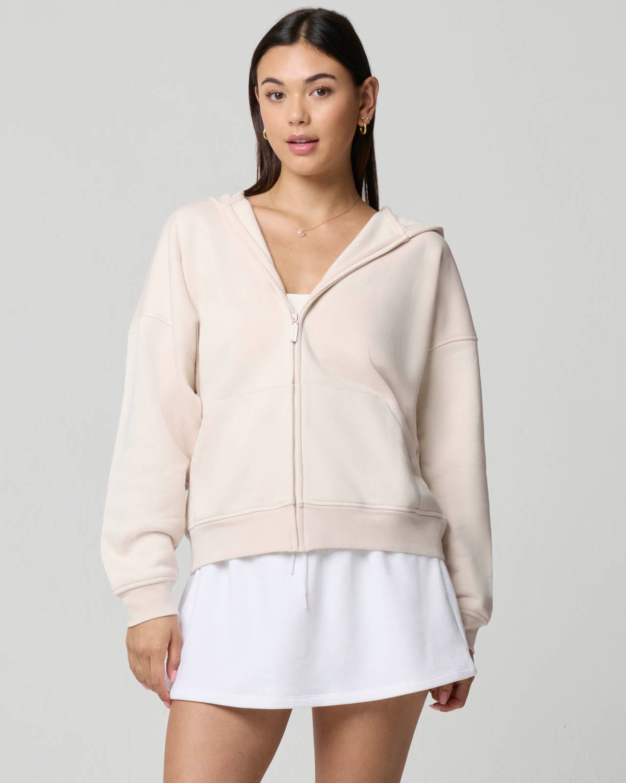 Cozy Crush Forever Oversized Zip Hoodie | FBM