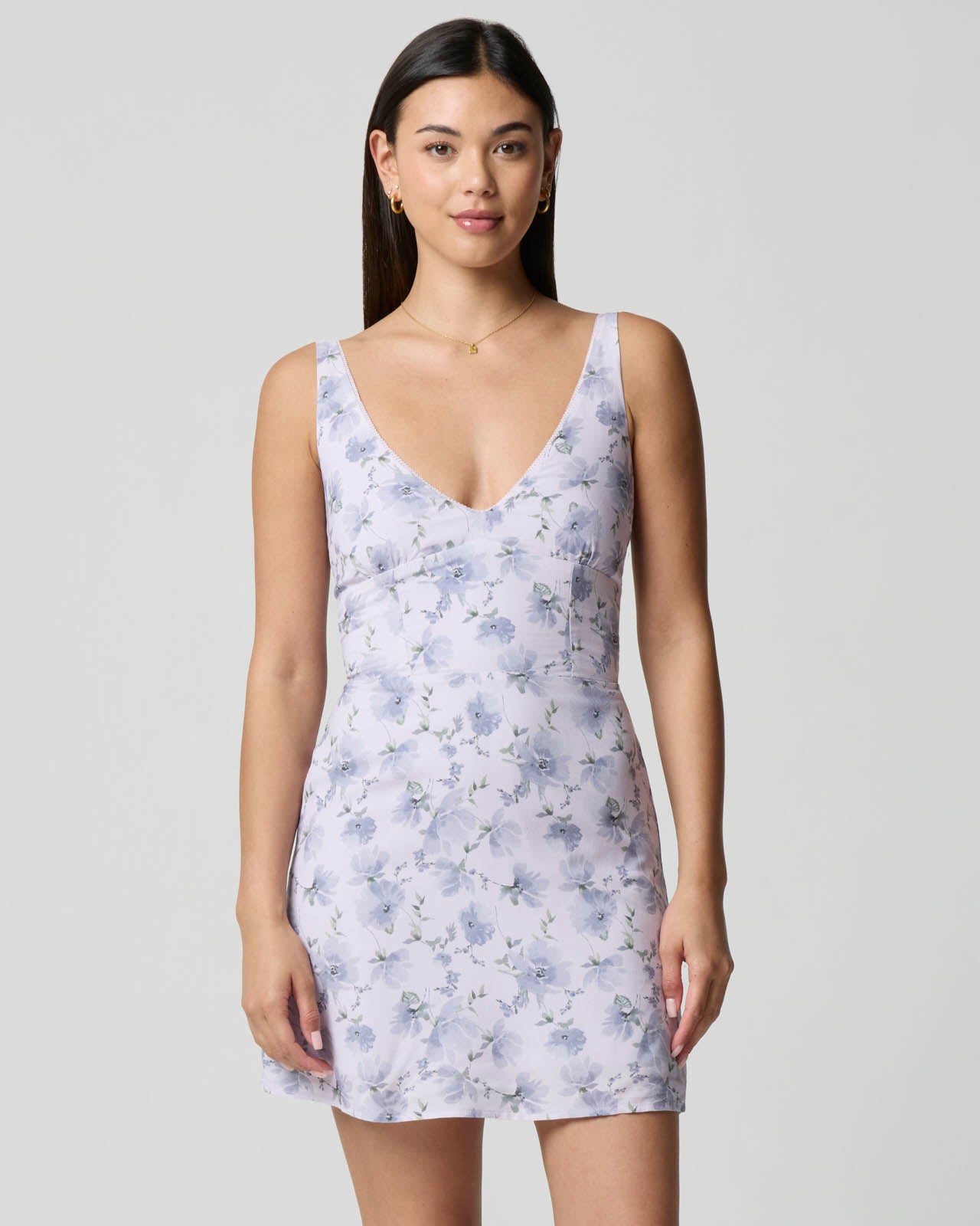 V-Neck Mini Dress | FBM