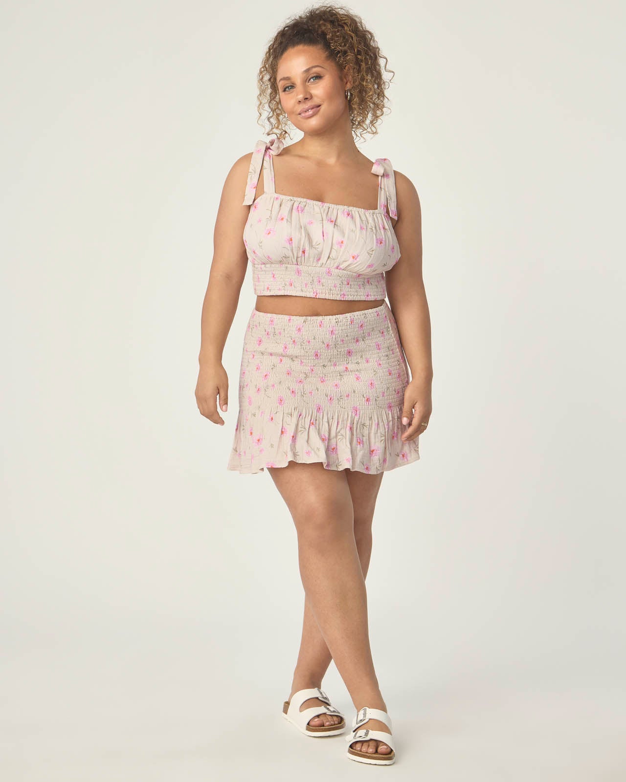 Garden Party Smocked Mini Skirt | FBM