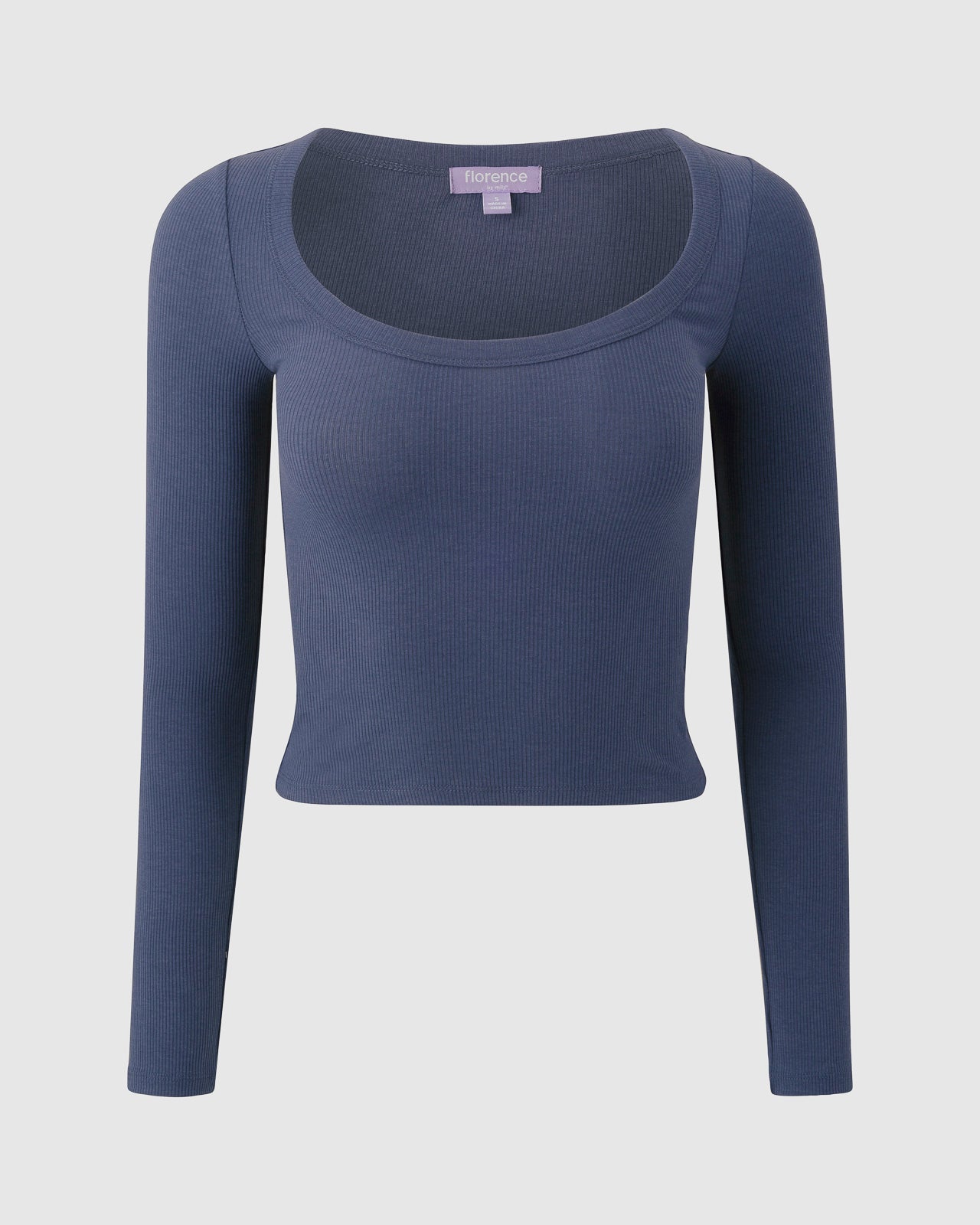 Sunburst Rib Long Sleeve Tee | FBM