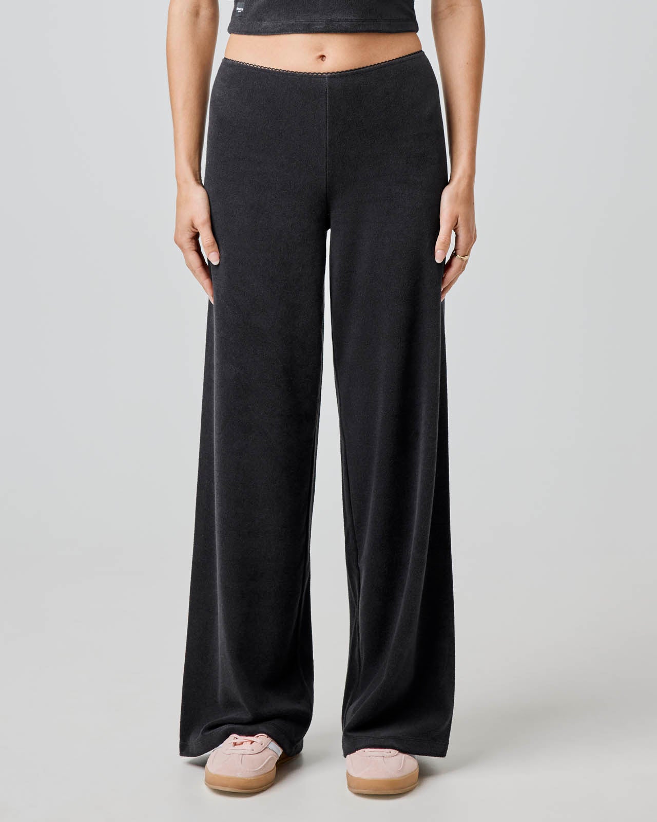 Terry Towel Wide Leg Pant | FBM