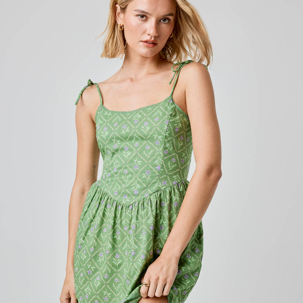 Cotton Fit & Flare Dress