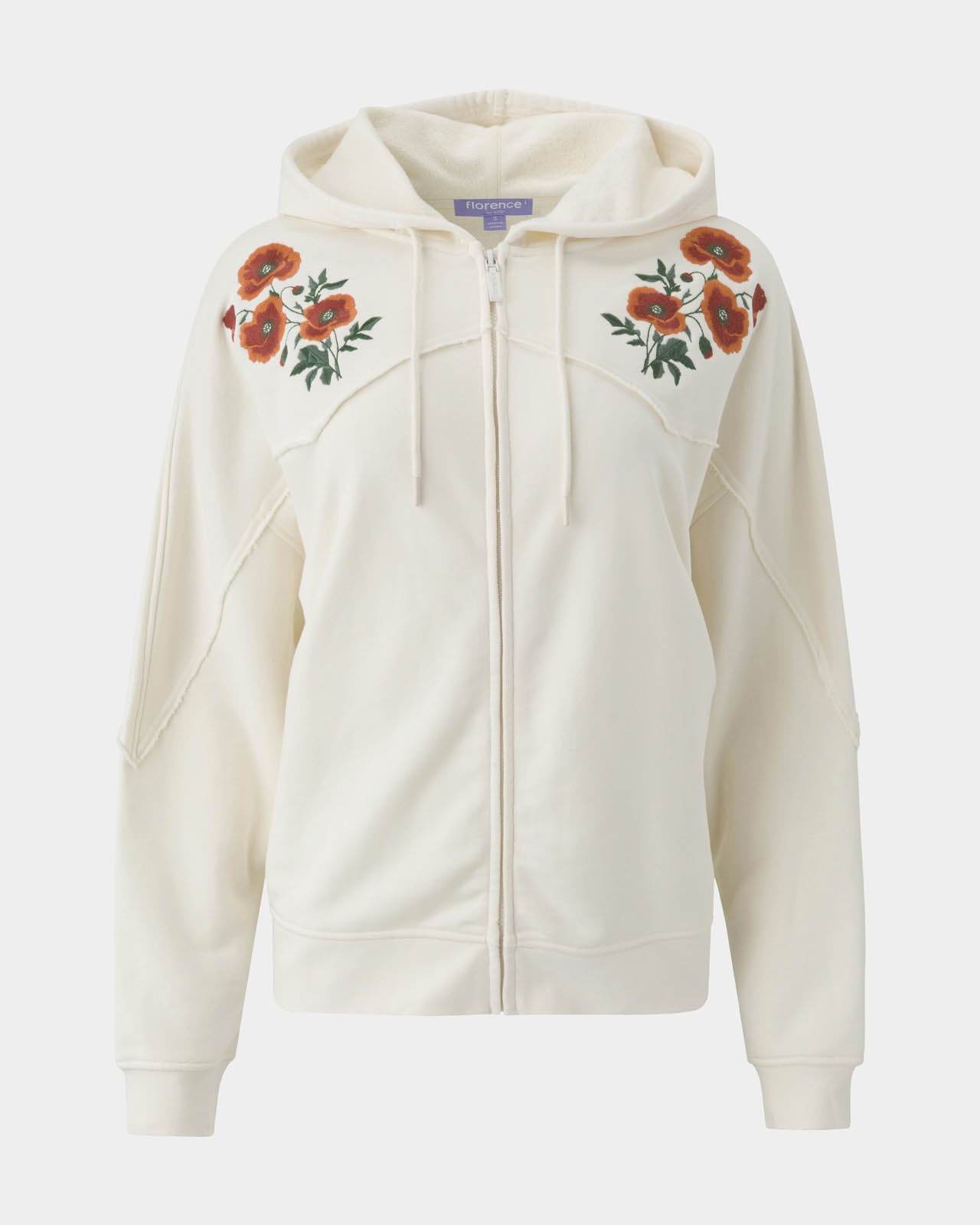 Cozy Crush Embroidered Oversized Zip Hoodie | FBM