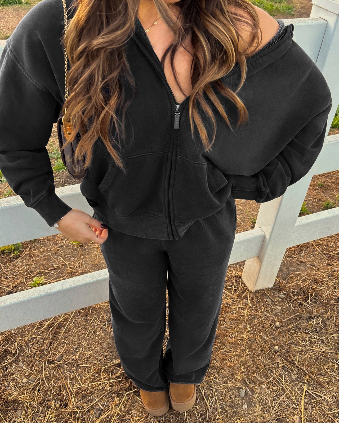 Cozy Crush Washed Oversized Zip Hoodie | FBM